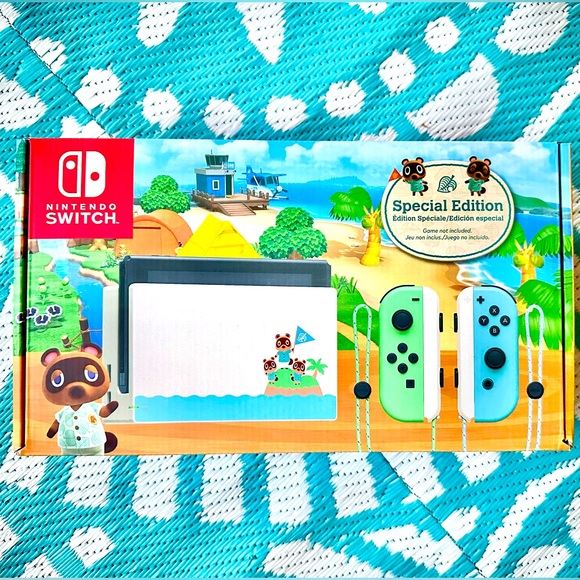 Nintendo Switch Animal Crossing Special Edition & Metroid Dread - Picture 1 of 6